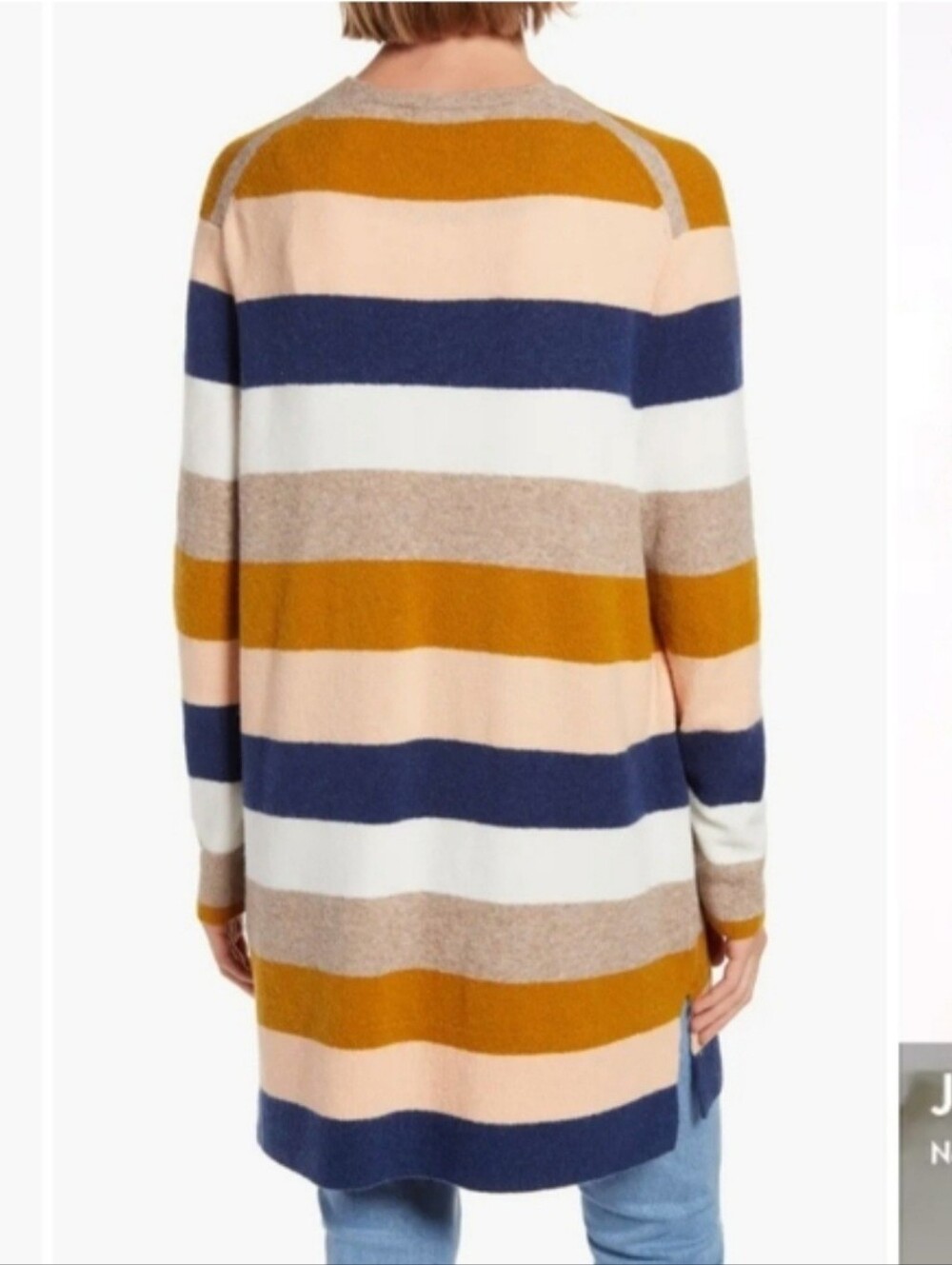 Madewell Kent Stripe Cardigan. - Picture 2 of 6